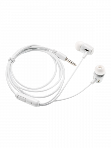 Орбита OT-ERG10 Белые наушники вакуум-гарнитура (3.5мм)